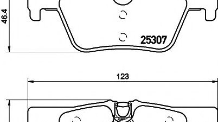 Set placute frana,frana disc BMW Seria 1 (F21) (2011 - 2016) TEXTAR 2530701 piesa NOUA