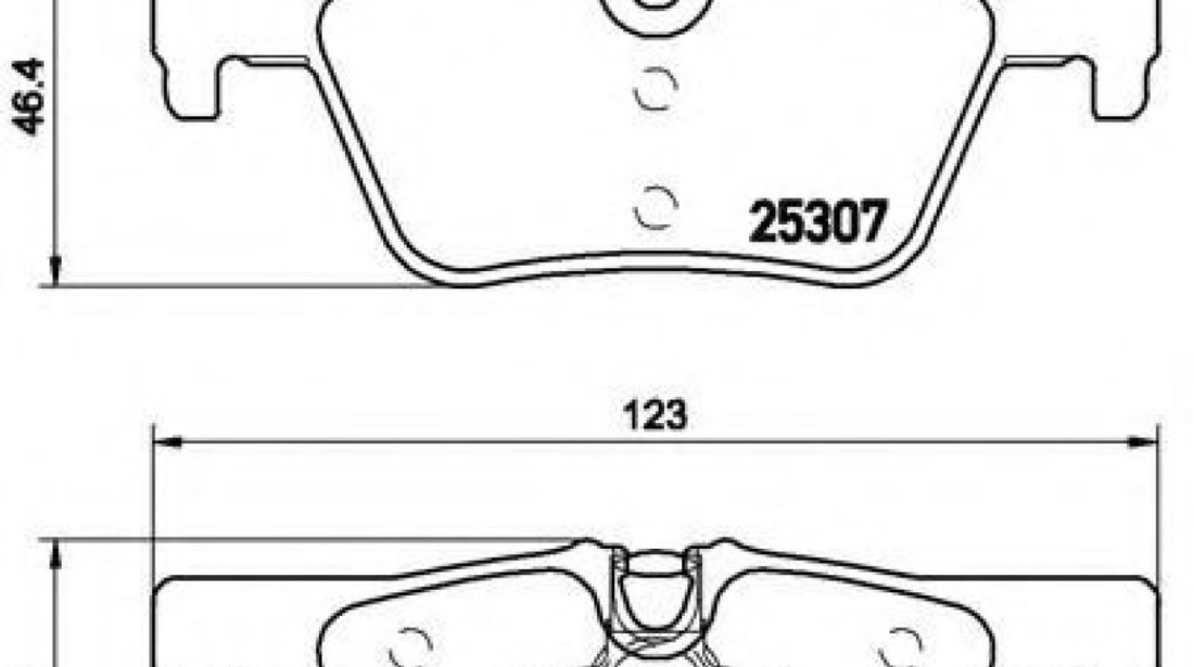 Set placute frana,frana disc BMW Seria 2 Cupe (F22, F87) (2013 - 2016) BREMBO P 06 071 piesa NOUA