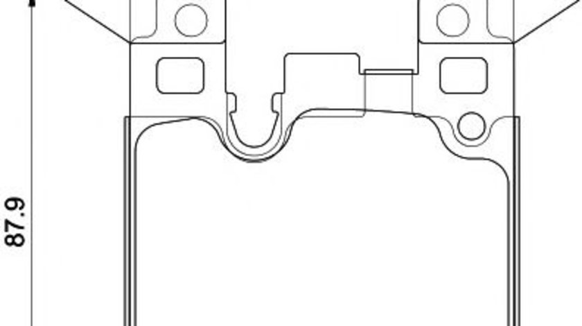 Set placute frana,frana disc BMW Seria 2 Cupe (F22, F87) (2013 - 2016) TEXTAR 2502902 piesa NOUA