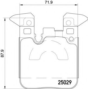 Set placute frana,frana disc BMW Seria 2 Cabriolet (F23) (2014 - 2016) BREMBO P 06 087 piesa NOUA