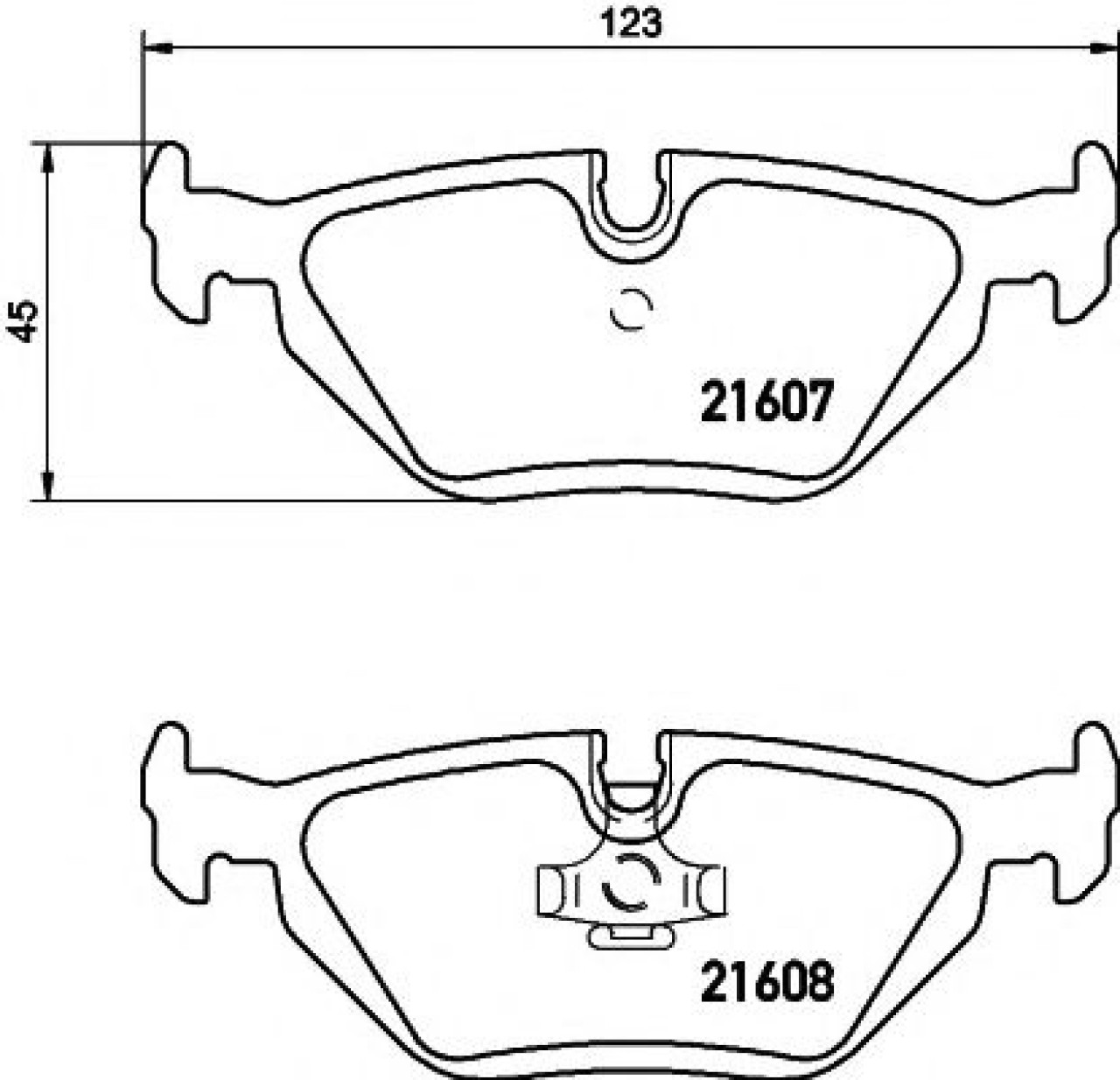 Set placute frana,frana disc BMW Seria 3 Cupe (E36) (1992 - 1999) TEXTAR 2160702 piesa NOUA