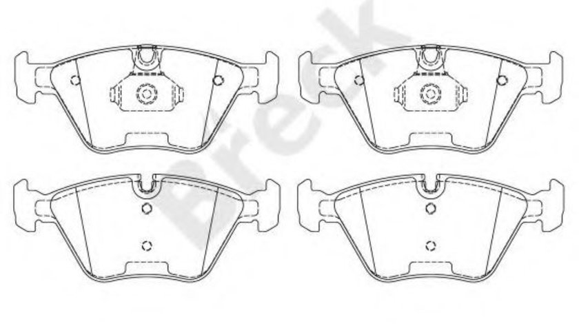 Set placute frana,frana disc BMW Seria 3 Cupe (E46) (1999 - 2006) Break 23183 00 701 00 piesa NOUA