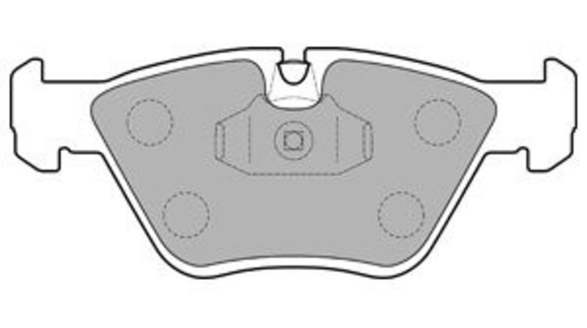 Set placute frana,frana disc BMW Seria 3 Cupe (E46) (1999 - 2006) KRIEGER 0950006302 piesa NOUA