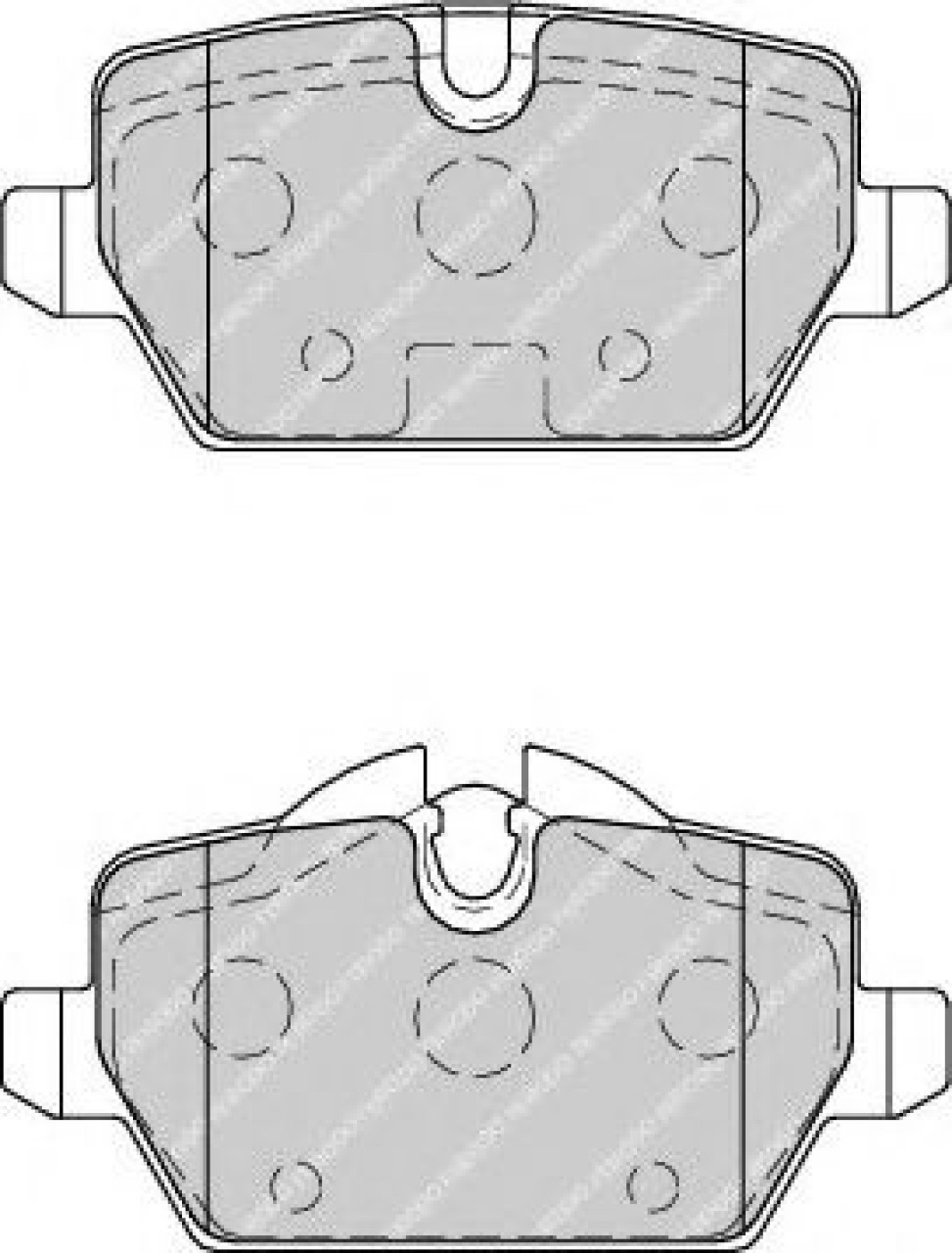 Set placute frana,frana disc BMW Seria 3 Cupe (E92) (2006 - 2013) FERODO FDB1806 piesa NOUA