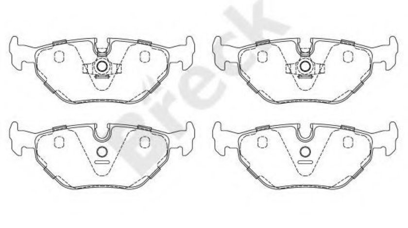 Set placute frana,frana disc BMW Seria 3 (E36) (1990 - 1998) Break 20995 00 704 00 piesa NOUA