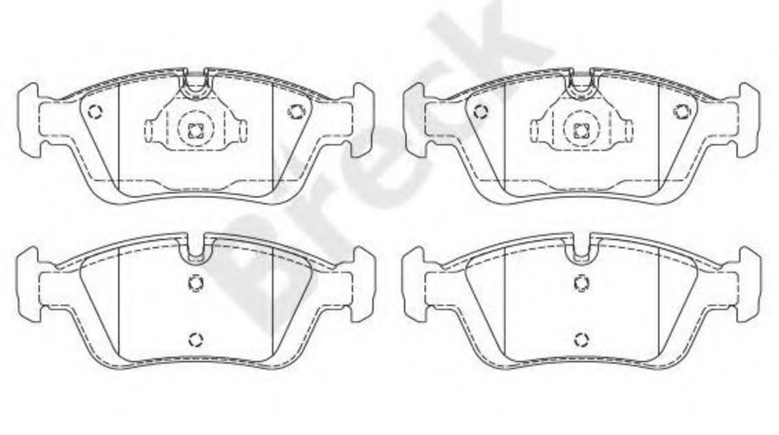 Set placute frana,frana disc BMW Seria 3 (E46) (1998 - 2005) Break 21643 00 701 00 piesa NOUA