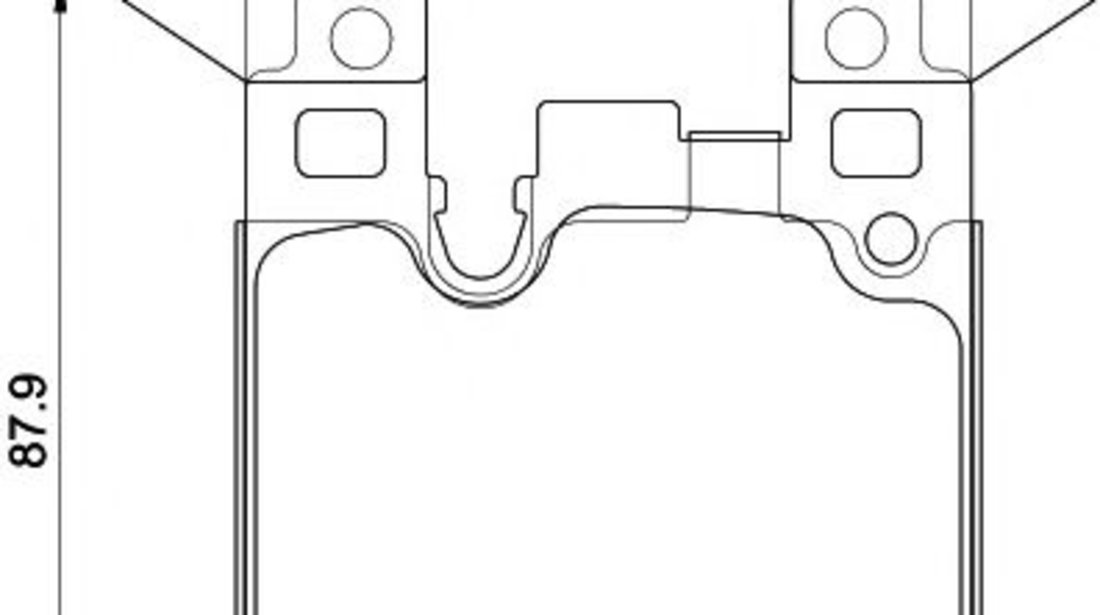 Set placute frana,frana disc BMW Seria 3 (F30, F35, F80) (2011 - 2016) TEXTAR 2502902 piesa NOUA