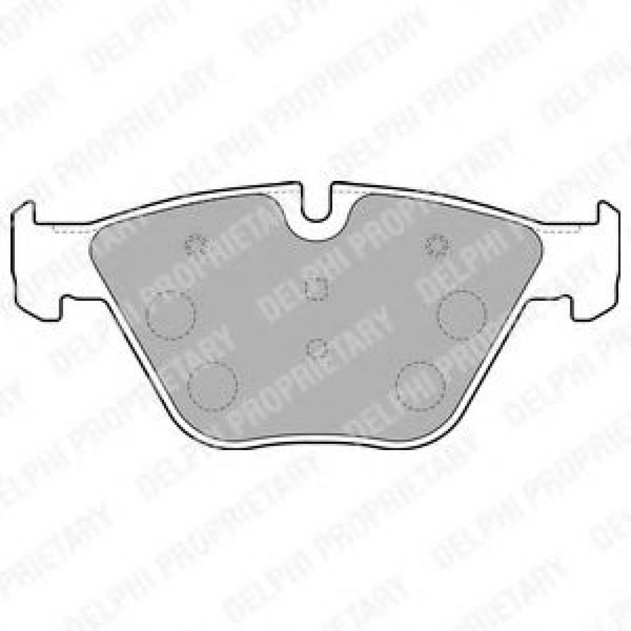 Set placute frana,frana disc BMW Seria 3 Touring (E91) (2005 - 2012) DELPHI LP1794 piesa NOUA