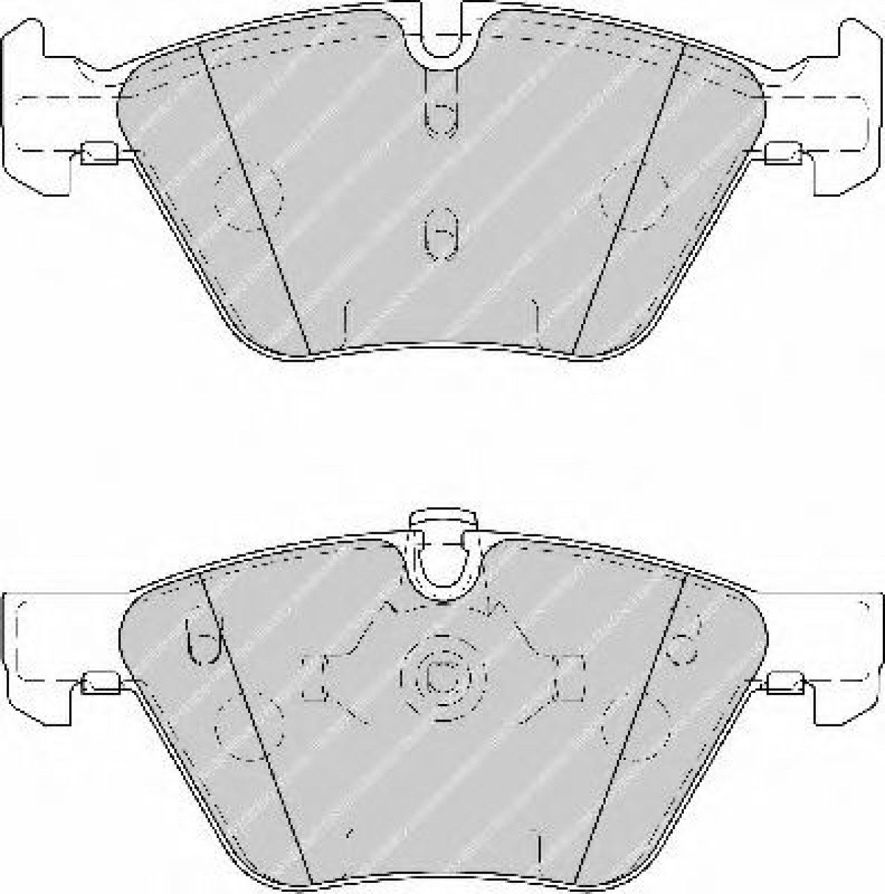 Set placute frana,frana disc BMW Seria 3 Touring (E91) (2005 - 2012) FERODO FDB1773 piesa NOUA