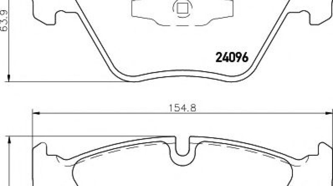 Set placute frana,frana disc BMW Seria 3 Touring (E91) (2005 - 2012) TEXTAR 2409601 piesa NOUA