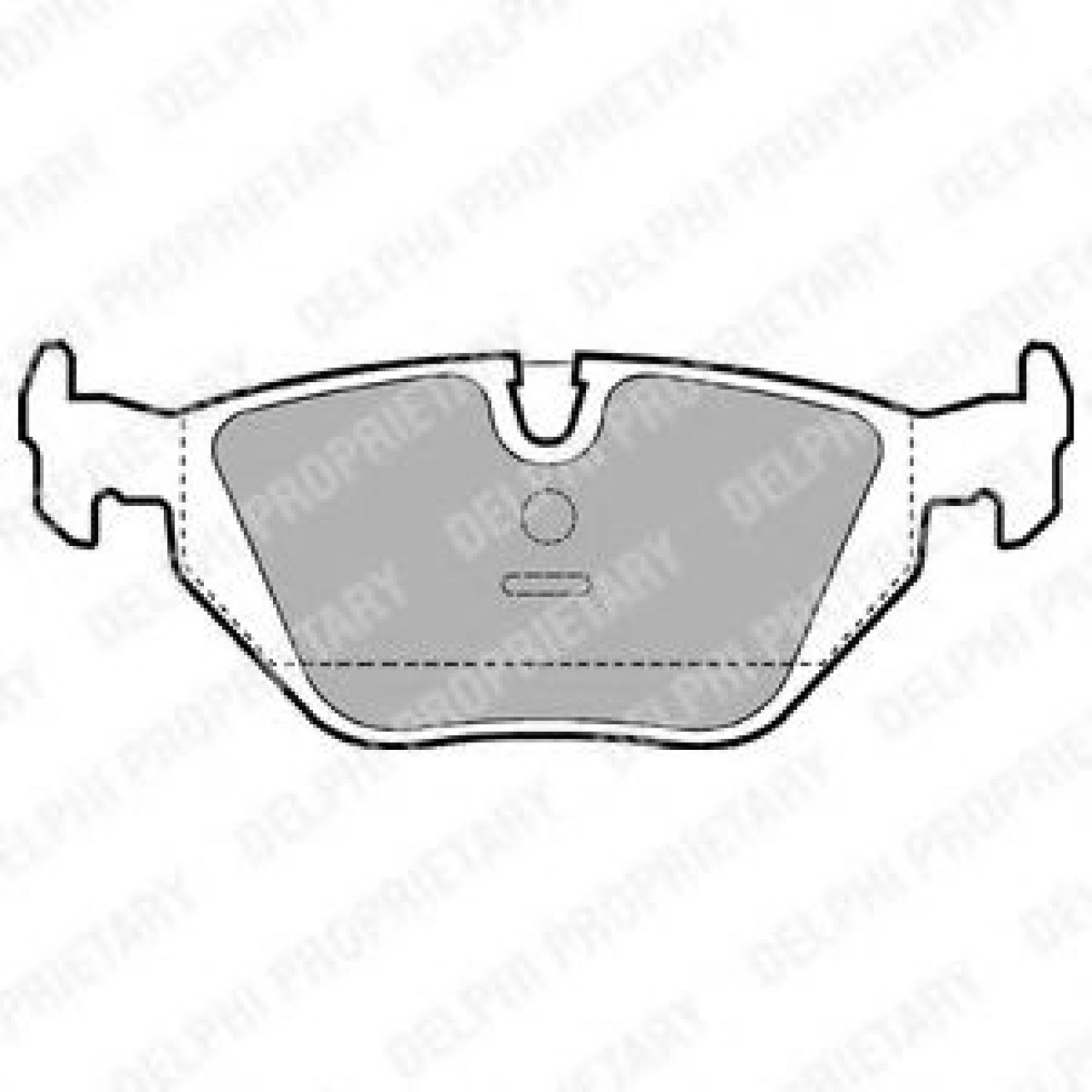 Set placute frana,frana disc BMW Seria 3 Cabriolet (E36) (1993 - 1999) DELPHI LP907 piesa NOUA