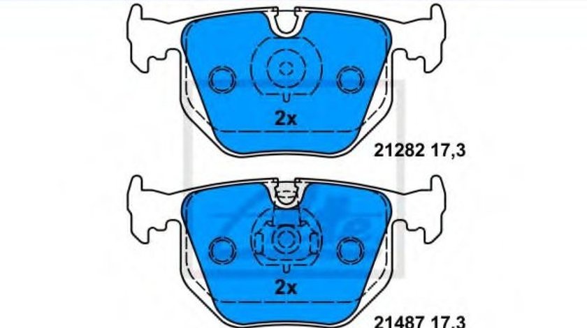 Set placute frana,frana disc BMW Seria 3 Cabriolet (E46) (2000 - 2007) ATE 13.0460-7079.2 piesa NOUA