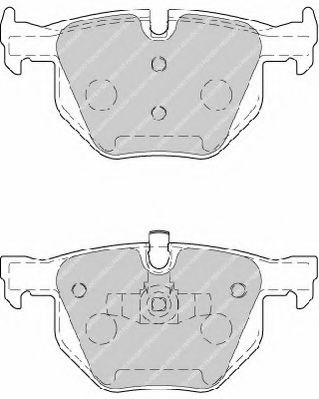 Set placute frana,frana disc BMW Seria 3 Cabriolet (E93) (2006 - 2013) FERODO FDB1808 piesa NOUA