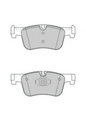 Set placute frana,frana disc BMW Seria 4 Cupe (F32, F82) (2013 - 2016) JURID 573419J piesa NOUA