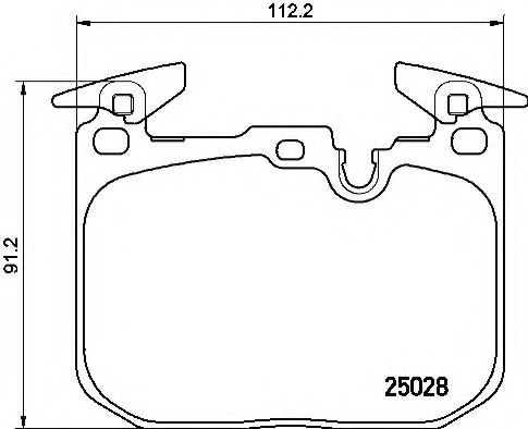 Set placute frana,frana disc BMW Seria 4 Cabriolet (F33, F83) (2013 - 2016) BREMBO P 06 088 piesa NOUA