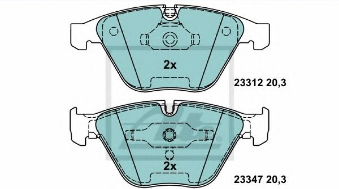 Set placute frana,frana disc BMW Seria 5 (E60) (2003 - 2010) ATE 13.0470-7167.2 piesa NOUA