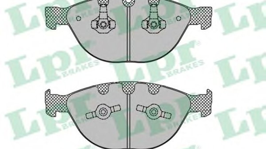 Set placute frana,frana disc BMW Seria 5 (E60) (2003 - 2010) LPR 05P1410 piesa NOUA