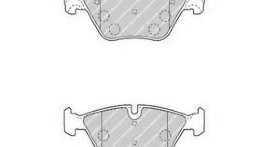 Set placute frana,frana disc BMW Seria 5 Touring (F11) (2010 - 2016) FERODO FDB4380 piesa NOUA