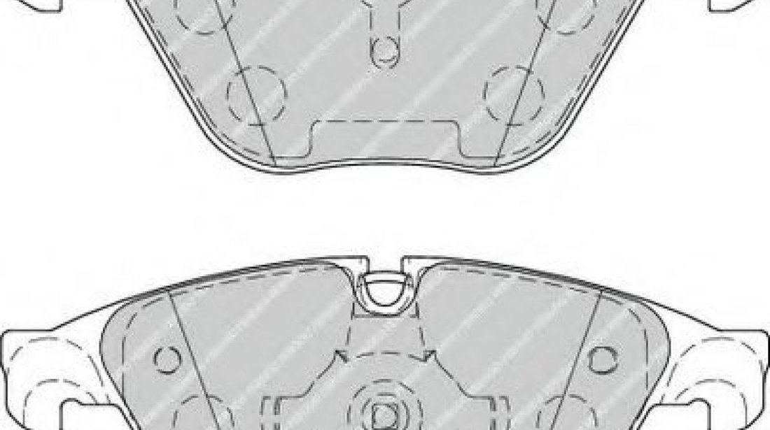 Set placute frana,frana disc BMW Seria 6 Gran Cupe (F06) (2011 - 2016) FERODO FDB4382 piesa NOUA