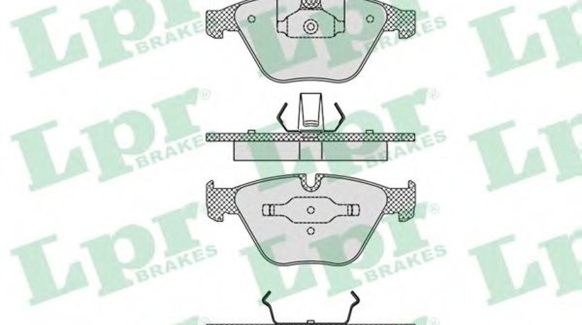 Set placute frana,frana disc BMW Seria 6 Cabriolet (E64) (2004 - 2010) LPR 05P1193 piesa NOUA