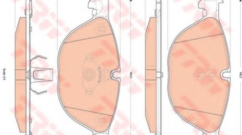Set placute frana,frana disc BMW Seria 6 Cabriolet (F12) (2011 - 2016) TRW GDB1838 piesa NOUA