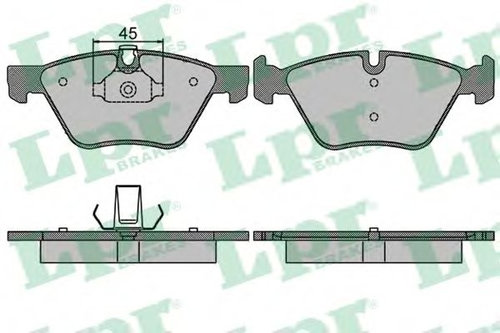 Set placute frana,frana disc BMW X1 (E84) (2009 - 2015) LPR 05P1512 piesa NOUA