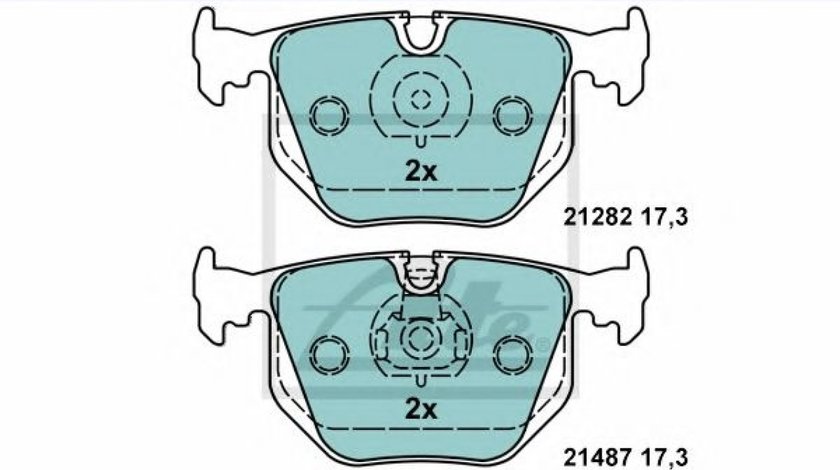 Set placute frana,frana disc BMW X3 (E83) (2004 - 2011) ATE 13.0470-7079.2 piesa NOUA