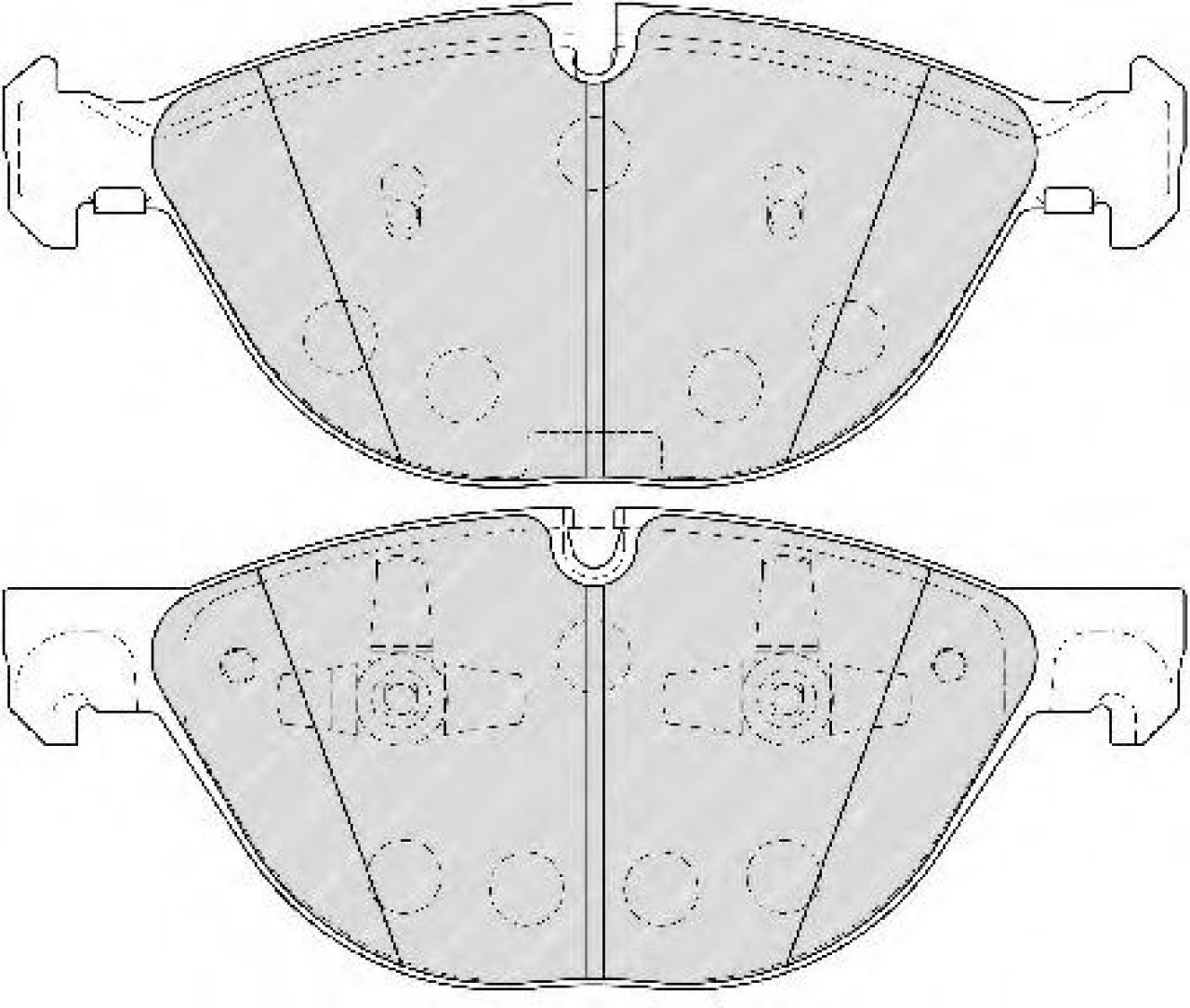 Set placute frana,frana disc BMW X5 (E70) (2007 - 2013) FERODO FDB4079 piesa NOUA