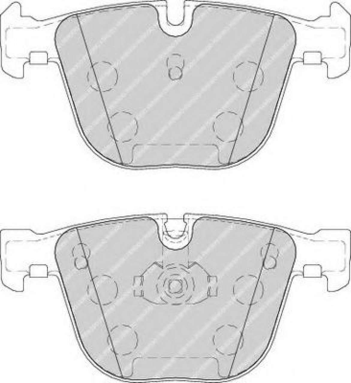 Set placute frana,frana disc BMW X5 (E70) (2007 - 2013) FERODO FDB1672 piesa NOUA