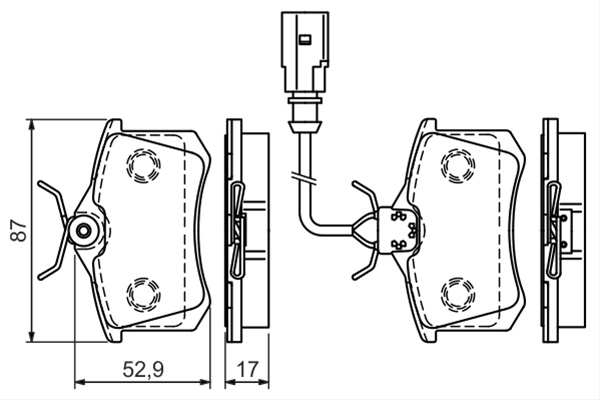 Set Placute Frana,frana Disc Bosch Ford 0 986 494 025