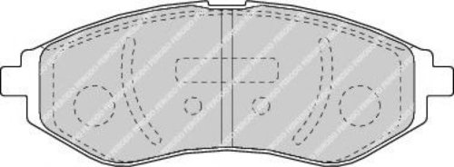 Set placute frana,frana disc CHEVROLET AVEO Hatchback (T200) (2003 - 2008) FERODO FDB1699 piesa NOUA