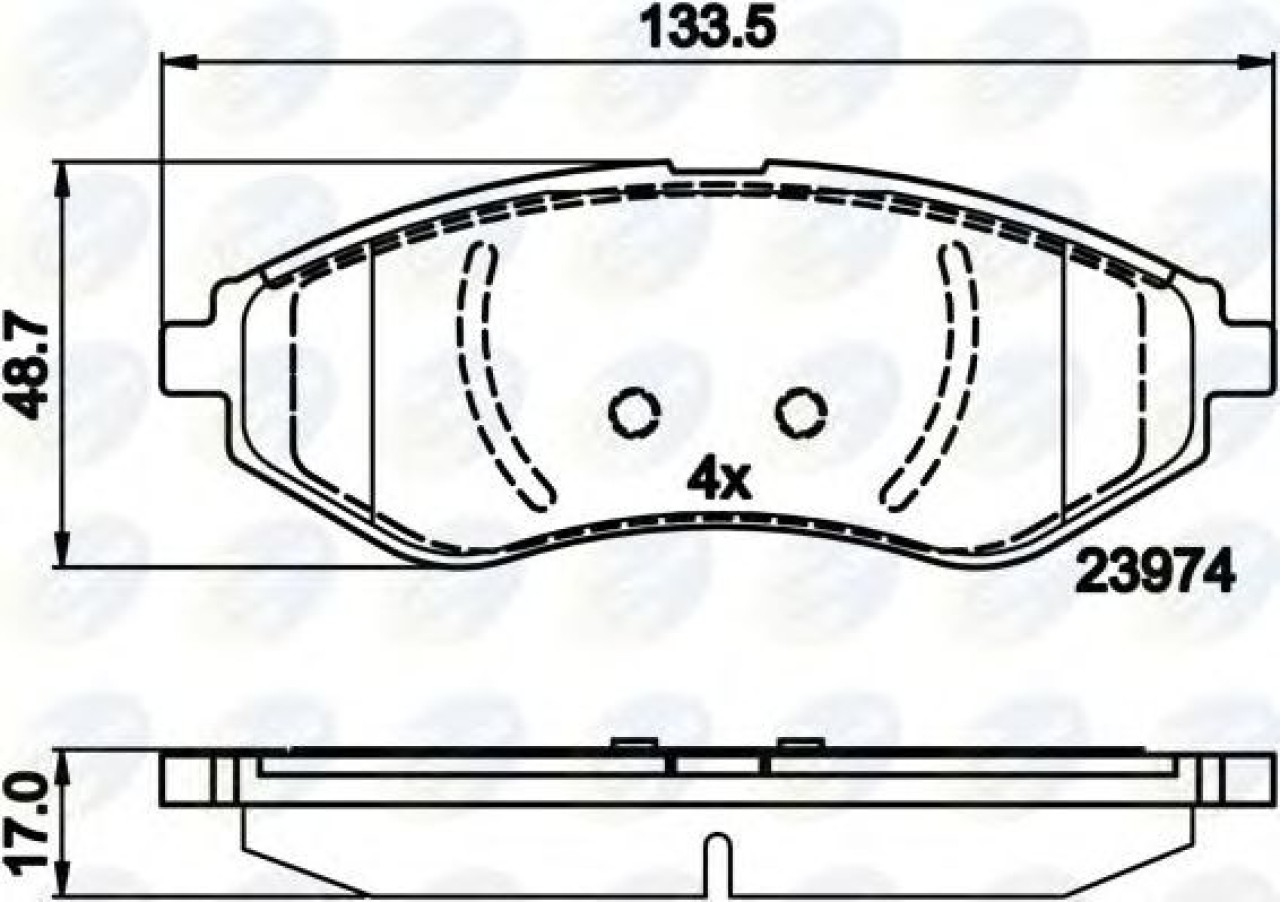 Set placute frana,frana disc CHEVROLET AVEO Hatchback (T300) (2011 - 2016) COMLINE CBP01598 piesa NOUA