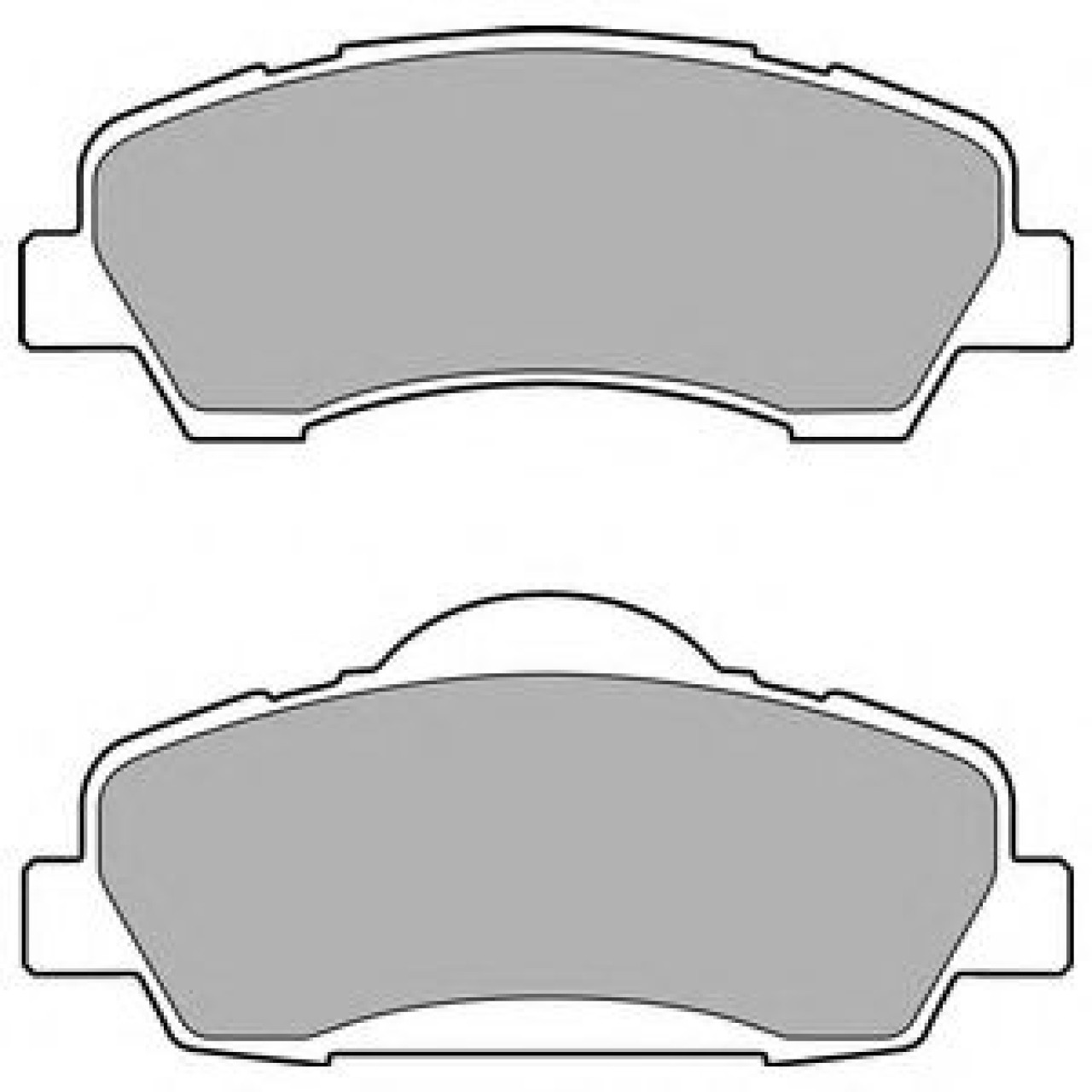 Set placute frana,frana disc CITROEN C-ELYSEE (2012 - 2016) DELPHI LP2485 piesa NOUA