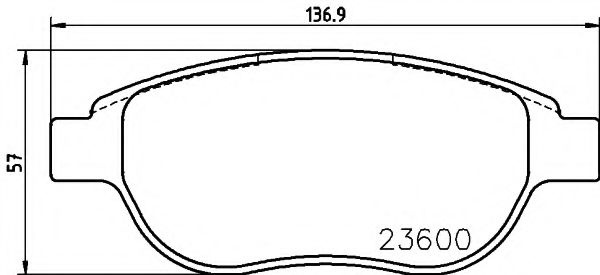 Set placute frana,frana disc CITROEN C3 I (FC) (2002 - 2016) TEXTAR 2360001 piesa NOUA