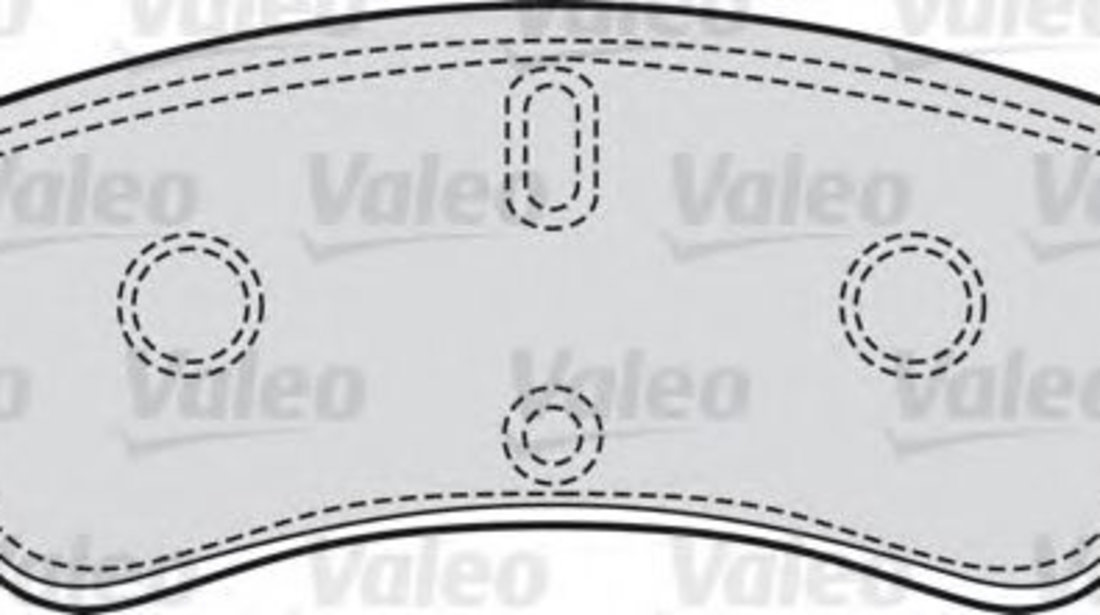 Set placute frana,frana disc CITROEN C3 Picasso (2009 - 2016) VALEO 598464 piesa NOUA