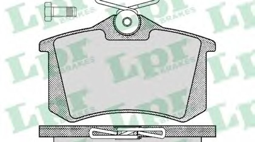 Set placute frana,frana disc CITROEN C3 Pluriel (HB) (2003 - 2016) LPR 05P294 piesa NOUA