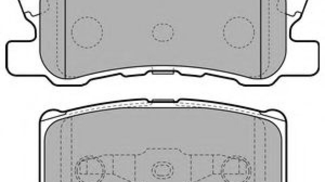 Set placute frana,frana disc CITROEN C4 AIRCROSS (2010 - 2016) DELPHI LP2483 piesa NOUA