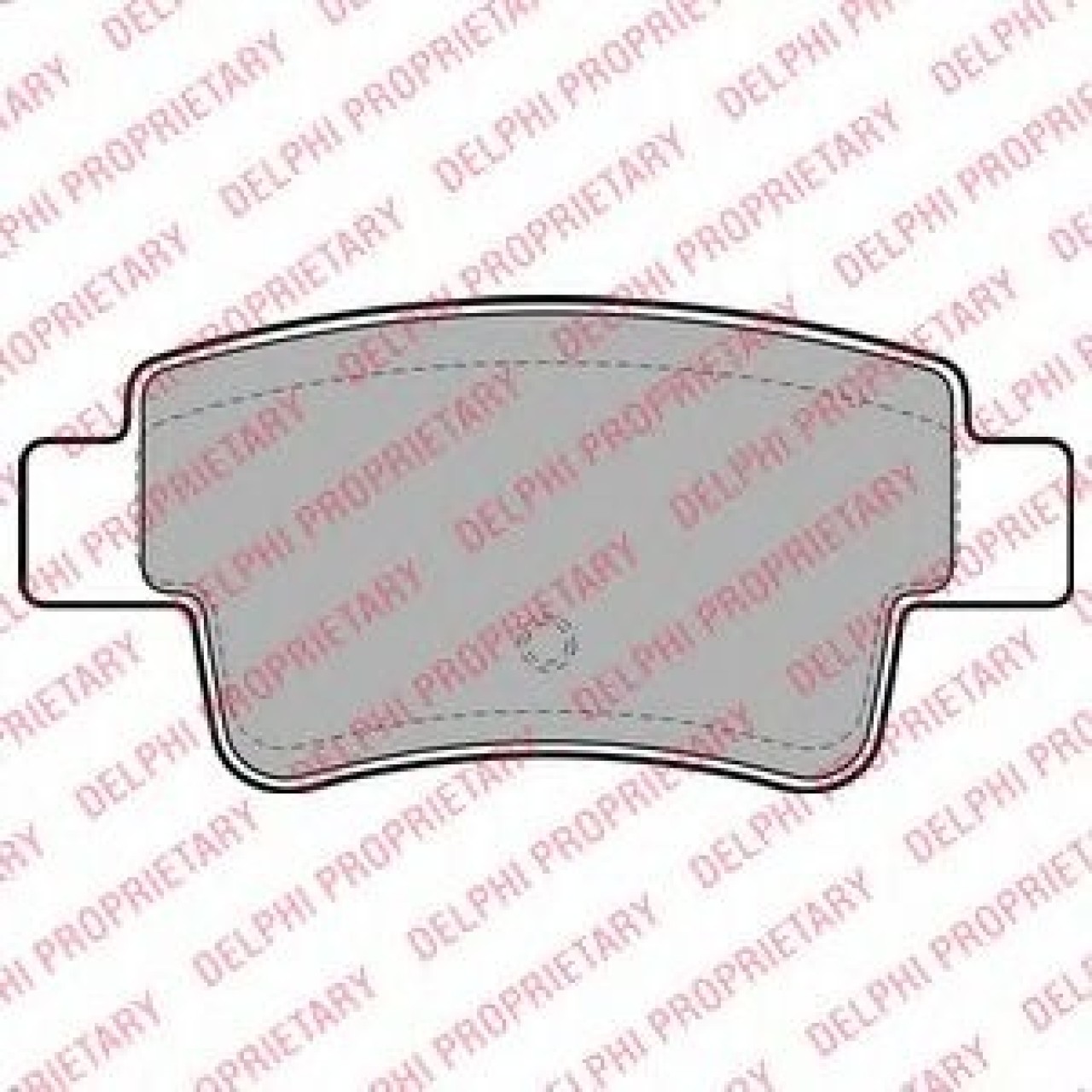 Set placute frana,frana disc CITROEN C4 Grand Picasso I (UA) (2006 - 2016) DELPHI LP2055 piesa NOUA