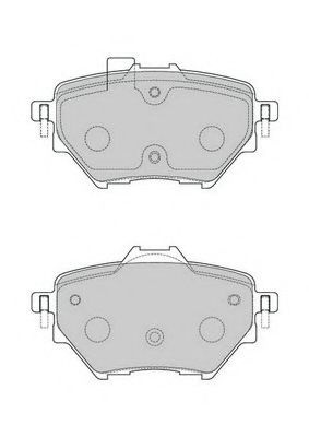 Set placute frana,frana disc CITROEN C4 Grand Picasso II (2013 - 2016) FERODO FDB4680 piesa NOUA