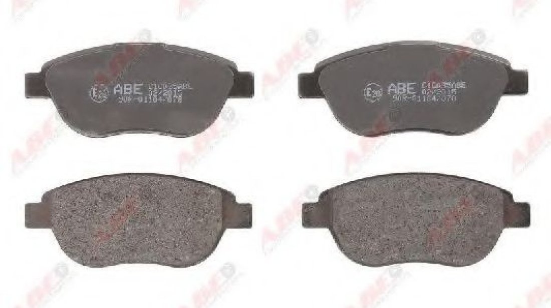 Set placute frana,frana disc CITROEN C4 I (LC) (2004 - 2011) ABE C1C035ABE piesa NOUA