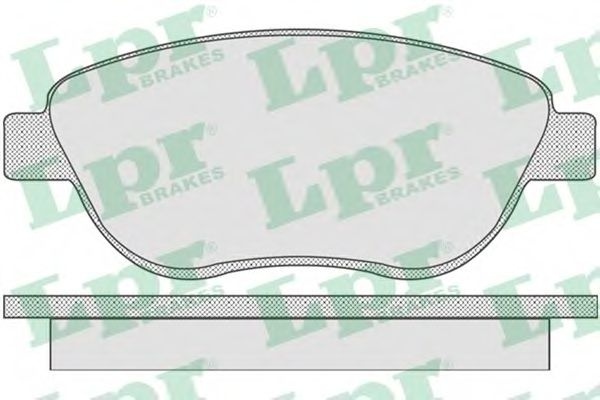 Set placute frana,frana disc CITROEN C4 I (LC) (2004 - 2011) LPR 05P807 piesa NOUA