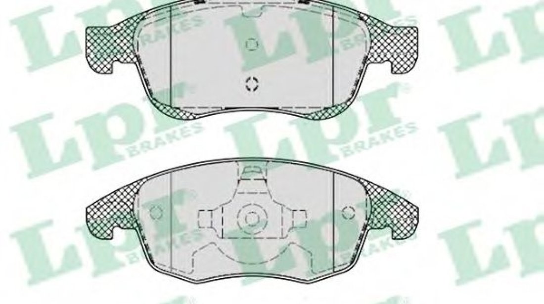 Set placute frana,frana disc CITROEN C4 II (B7) (2009 - 2016) LPR 05P1351 piesa NOUA