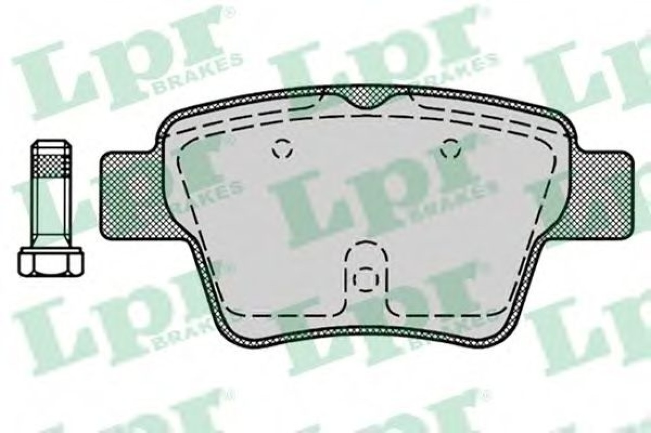 Set placute frana,frana disc CITROEN C4 Limuzina (2006 - 2016) LPR 05P1278 piesa NOUA