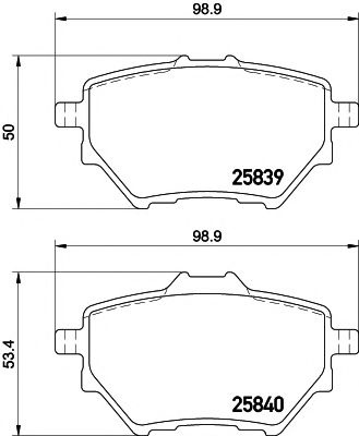 Set placute frana,frana disc CITROEN C4 Picasso II (2013 - 2016) TEXTAR 2583901 piesa NOUA