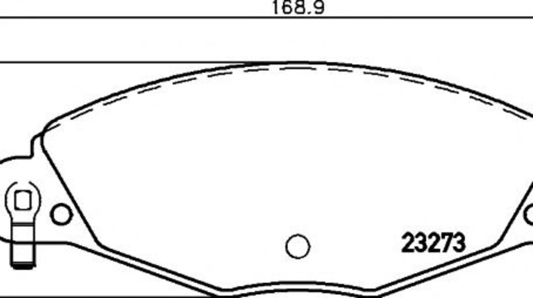 Set placute frana,frana disc CITROEN C5 II (RC) (2004 - 2016) TEXTAR 2327301 piesa NOUA