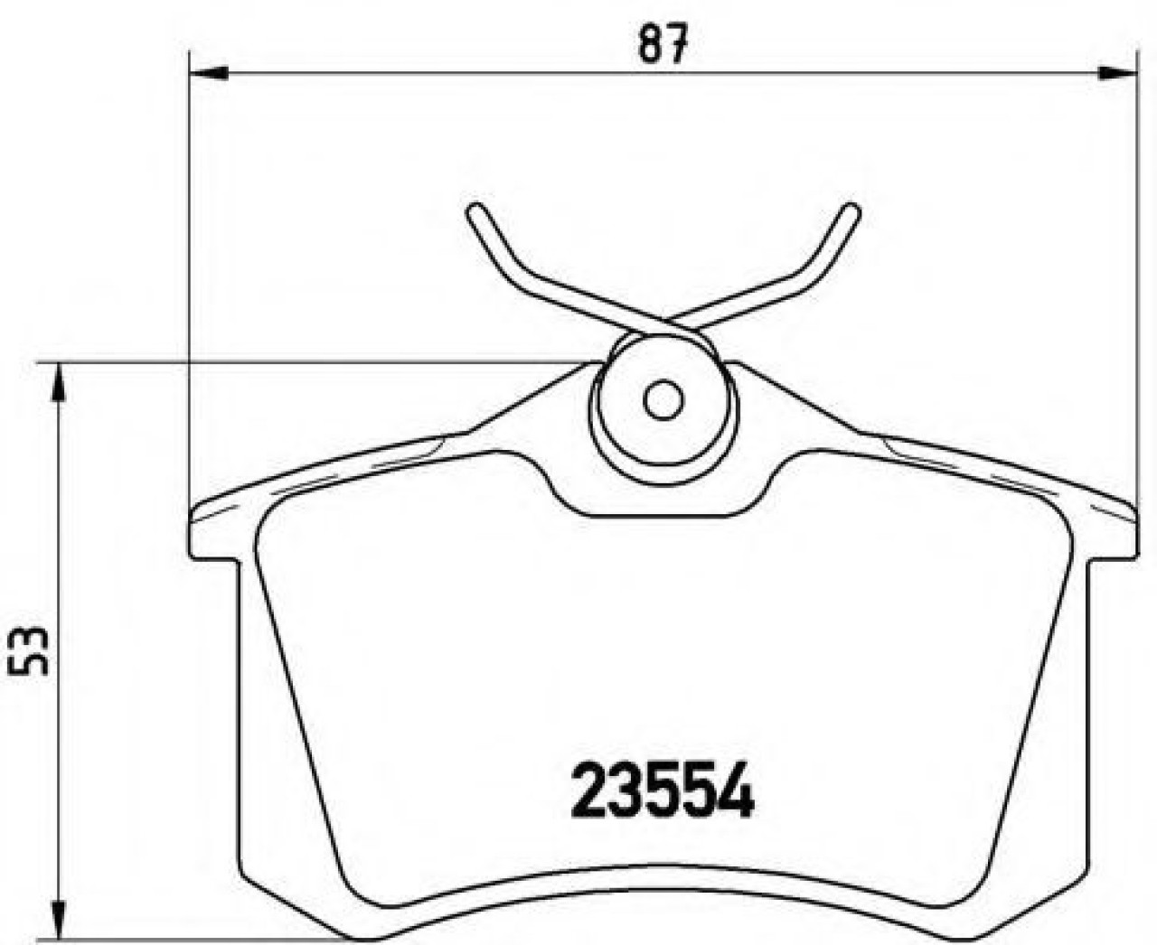 Set placute frana,frana disc CITROEN DS3 (2009 - 2015) BREMBO P 85 020 piesa NOUA