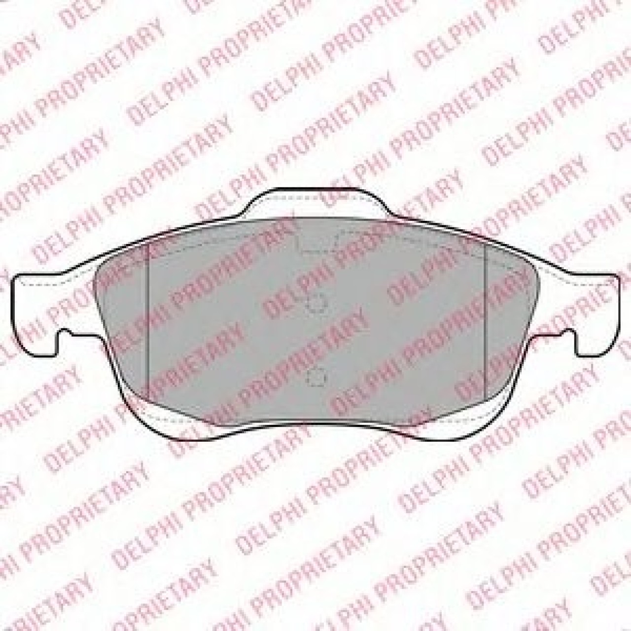 Set placute frana,frana disc CITROEN DS4 (2011 - 2015) DELPHI LP2101 piesa NOUA