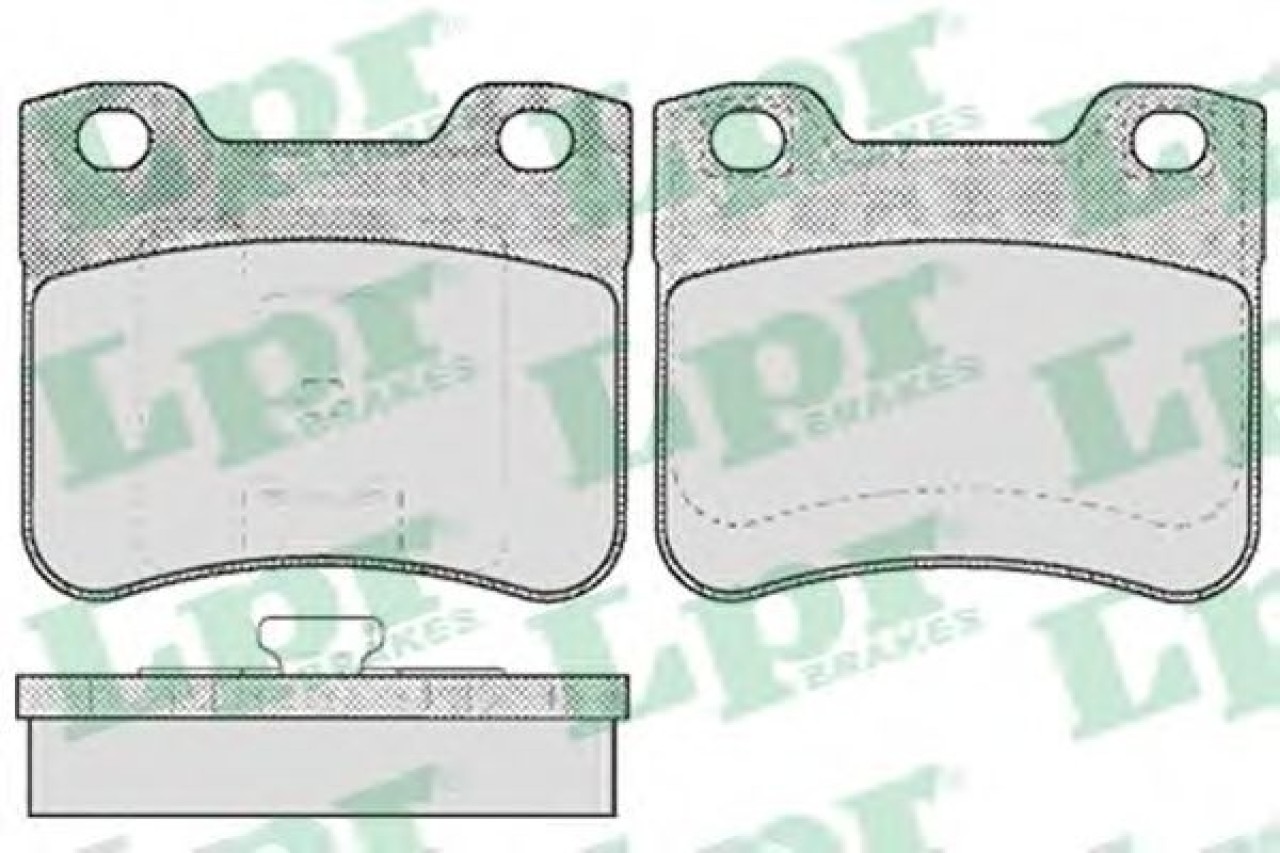 Set placute frana,frana disc CITROEN SAXO (S0, S1) (1996 - 2004) LPR 05P643 piesa NOUA