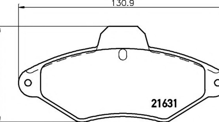 Set placute frana,frana disc CITROEN XANTIA (X2) (1998 - 2003) TEXTAR 2163102 piesa NOUA