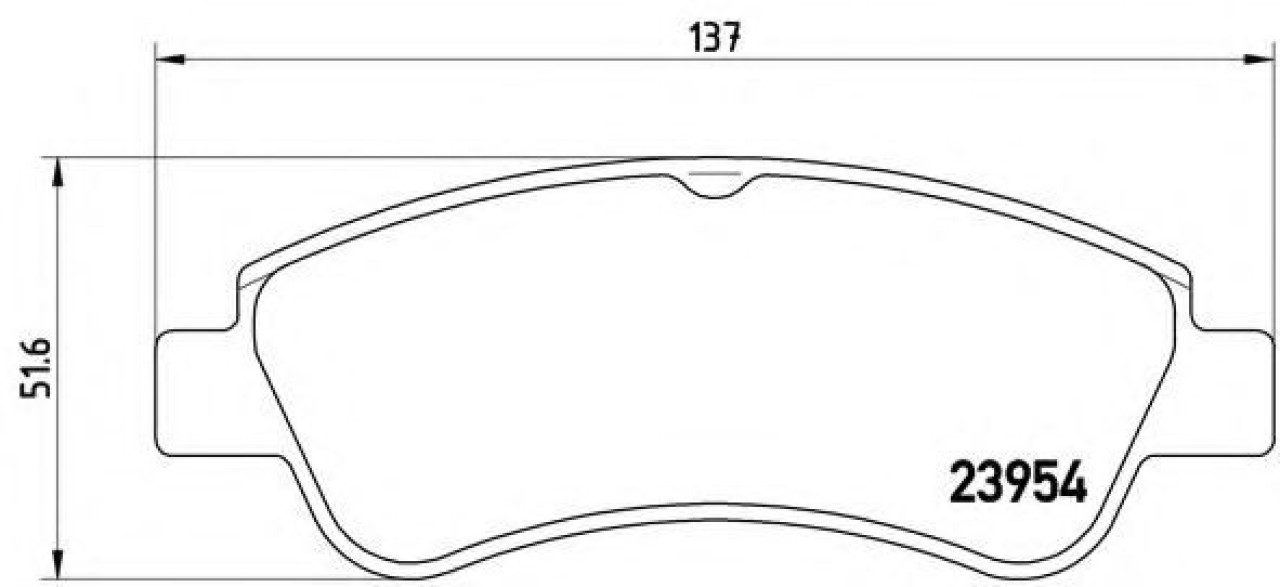 Set placute frana,frana disc CITROEN XSARA Cupe (N0) (1998 - 2005) BREMBO P 61 066 piesa NOUA